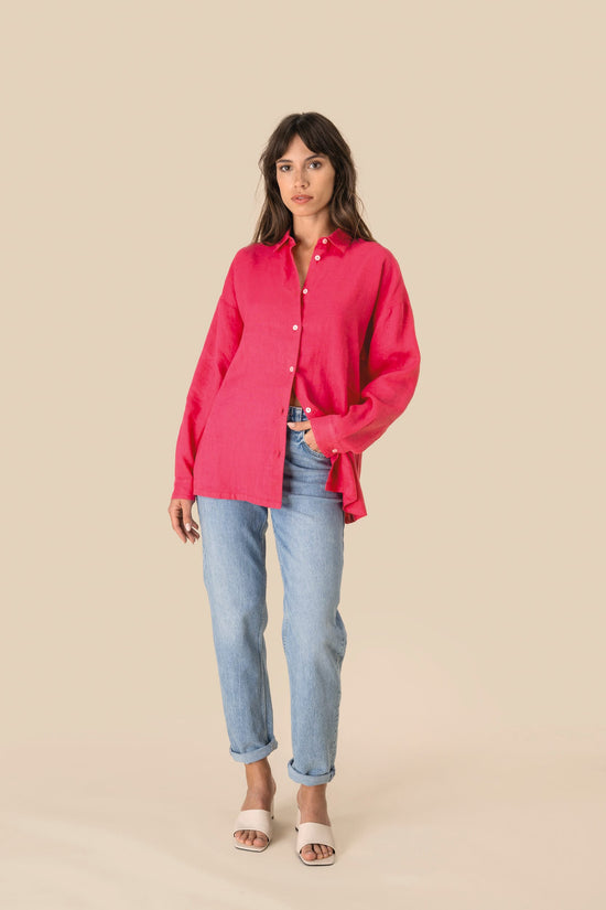 Camisa em Linho Oversize de Senhora-RAG-Tailors-Fardas-e-Uniformes-Vestuario-Pro