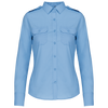 Camisa piloto de senhora de manga comprida-Azul Céu-S-RAG-Tailors-Fardas-e-Uniformes-Vestuario-Pro