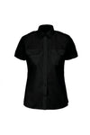 Camisa piloto de senhora de manga curta-Preto-S-RAG-Tailors-Fardas-e-Uniformes-Vestuario-Pro