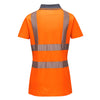 Camisa pólo Hi-Vis para mulher em algodão Comfort Pro S/S-RAG-Tailors-Fardas-e-Uniformes-Vestuario-Pro