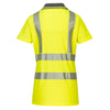 Camisa pólo Hi-Vis para mulher em algodão Comfort Pro S/S-RAG-Tailors-Fardas-e-Uniformes-Vestuario-Pro