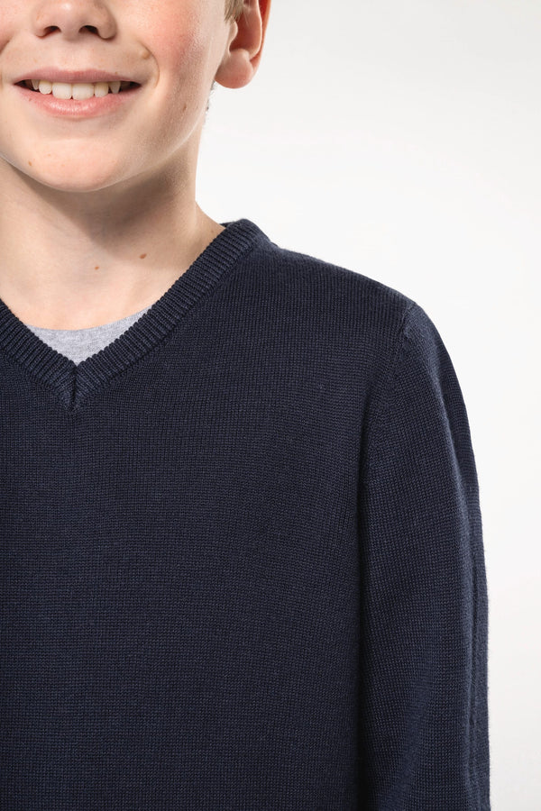 Camisola Decote em V de Criança-RAG-Tailors-Fardas-e-Uniformes-Vestuario-Pro