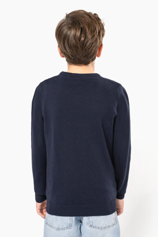 Camisola Decote em V de Criança-RAG-Tailors-Fardas-e-Uniformes-Vestuario-Pro