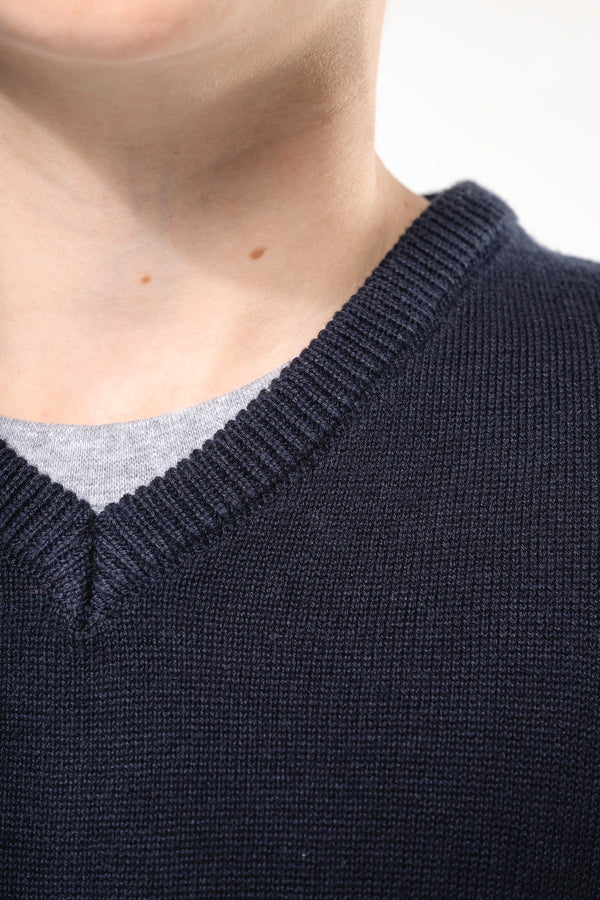 Camisola Decote em V de Criança-RAG-Tailors-Fardas-e-Uniformes-Vestuario-Pro