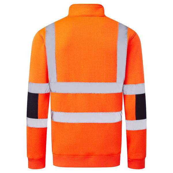 Camisola Iona Enhanced de alta visibilidade com meio fecho de correr-RAG-Tailors-Fardas-e-Uniformes-Vestuario-Pro