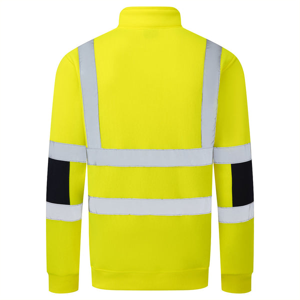 Camisola Iona Enhanced de alta visibilidade com meio fecho de correr-RAG-Tailors-Fardas-e-Uniformes-Vestuario-Pro