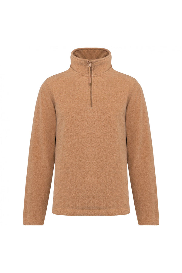 Camisola Micropolar Homem Aldo-Camel Heather-XS-RAG-Tailors-Fardas-e-Uniformes-Vestuario-Pro