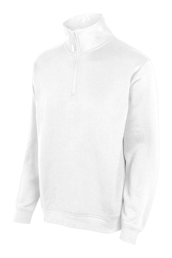 Camisola com Meio Fecho-Branco-XS-RAG-Tailors-Fardas-e-Uniformes-Vestuario-Pro