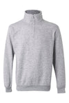 Camisola com Meio Fecho-Gris jaspeado-XS-RAG-Tailors-Fardas-e-Uniformes-Vestuario-Pro