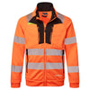 Camisola com fecho de correr e gola em funil DX4 Hi-Vis-Laranja/Preto-4XL-RAG-Tailors-Fardas-e-Uniformes-Vestuario-Pro