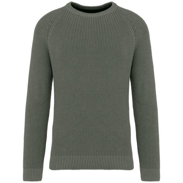 Camisola de Malha Grossa Homem-Caqui Orgânico-S-RAG-Tailors-Fardas-e-Uniformes-Vestuario-Pro