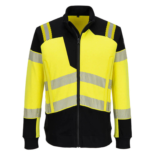 Camisola de malha PW3 Modaflame Hi-Vis FR-Amarelo/preto-S-RAG-Tailors-Fardas-e-Uniformes-Vestuario-Pro