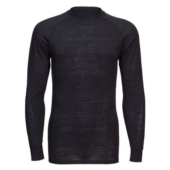 Camisola de manga comprida Merino Wool Crewneck-Preto-S-RAG-Tailors-Fardas-e-Uniformes-Vestuario-Pro