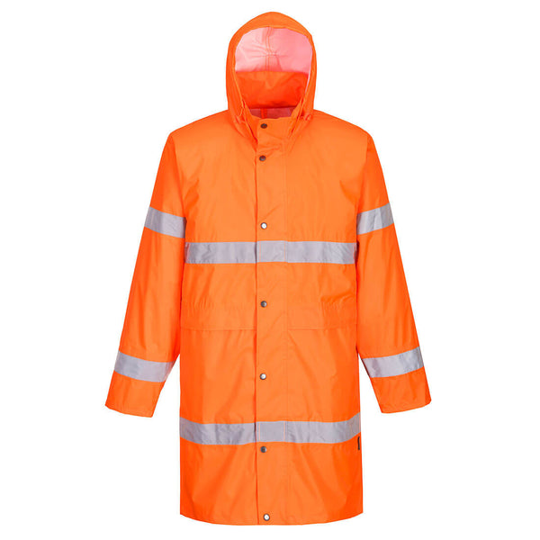 Capa de chuva Alta Visibilidade 100cm-Laranja-XS-RAG-Tailors-Fardas-e-Uniformes-Vestuario-Pro