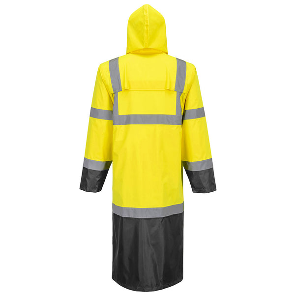 Capa de chuva com contraste Hi-Vis 122cm-RAG-Tailors-Fardas-e-Uniformes-Vestuario-Pro