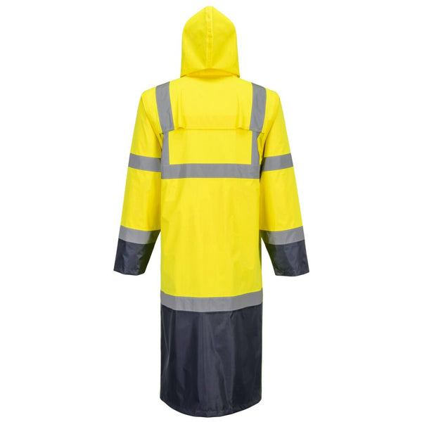 Capa de chuva com contraste Hi-Vis 122cm-RAG-Tailors-Fardas-e-Uniformes-Vestuario-Pro