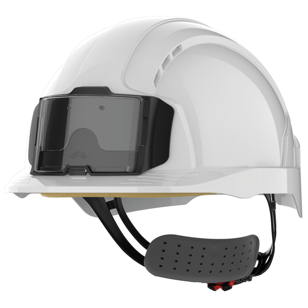 Capacete de Segurança com Porta-crachá Ventilado e Fecho de Cremalheira-Branco-Único-RAG-Tailors-Fardas-e-Uniformes-Vestuario-Pro