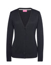 Cardigan Augusta com decote em V-Black-XS (XSM)-RAG-Tailors-Fardas-e-Uniformes-Vestuario-Pro