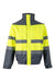 Casaco Acolchoado Bicolor c/ Capuz e Manga Destacável ALTA VISIBILIDADE-Amarelo/Cinza-S-RAG-Tailors-Fardas-e-Uniformes-Vestuario-Pro