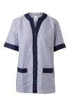 Casaco Às Riscas de Manga Curta de Mulher-Azul Marinho-XS-RAG-Tailors-Fardas-e-Uniformes-Vestuario-Pro