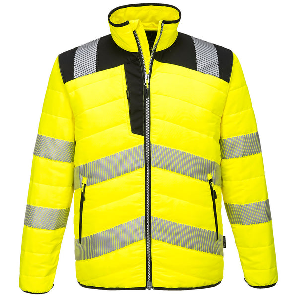 Casaco Baffle PW3 Alta Visibilidade-Amarelo/Preto-S-RAG-Tailors-Fardas-e-Uniformes-Vestuario-Pro