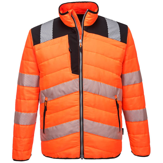 Casaco Baffle PW3 Alta Visibilidade-Laranja/Preto-S-RAG-Tailors-Fardas-e-Uniformes-Vestuario-Pro