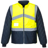 Casaco Bicolor Alta Visibilidade Reversível-Amarelo/marinho-XS-RAG-Tailors-Fardas-e-Uniformes-Vestuario-Pro