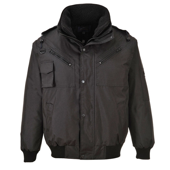 Casaco Bomber 4 em 1-Preto-S-RAG-Tailors-Fardas-e-Uniformes-Vestuario-Pro