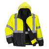 Casaco Bomber Hi-Vis em Contrast Premium-Amarelo/Preto-4XL-RAG-Tailors-Fardas-e-Uniformes-Vestuario-Pro