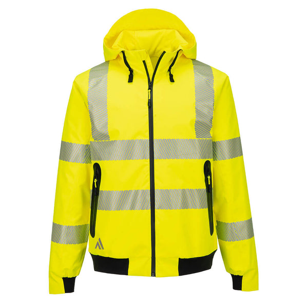 Casaco Bomber de Alta Visibilidade KX3 Sport Impermeável-Amarelo-S-RAG-Tailors-Fardas-e-Uniformes-Vestuario-Pro