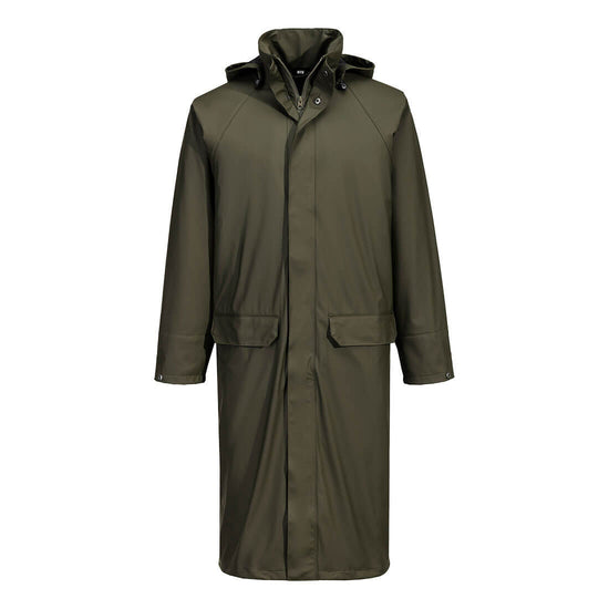 Casaco Comprido Flexatex Chem Impermeável-Floresta Noite-S-RAG-Tailors-Fardas-e-Uniformes-Vestuario-Pro