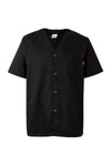 Casaco Estilo Pijama com Botões Automáticos de Manga Curta-PRETO - 00-XS-RAG-Tailors-Fardas-e-Uniformes-Vestuario-Pro