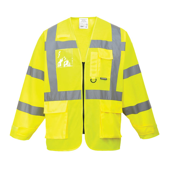 Casaco Executive de alta Visibilidade-Amarelo-S-RAG-Tailors-Fardas-e-Uniformes-Vestuario-Pro