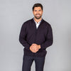 Casaco Homem Malha Grossa c\fecho Sesimbra-Marinho-XS-RAG-Tailors-Fardas-e-Uniformes-Vestuario-Pro