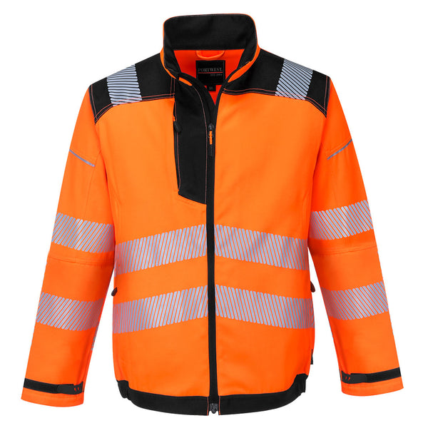Casaco Laboral PW3 Alta Visibilidade-Laranja/preto-S-RAG-Tailors-Fardas-e-Uniformes-Vestuario-Pro