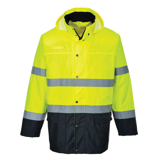 Casaco Leve Bicolor de Tráfego de Alta Visibilidade-Amarelo/Marinho-L-RAG-Tailors-Fardas-e-Uniformes-Vestuario-Pro