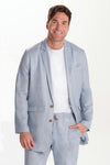 Casaco Levita de Homem-Azul Celeste - 423-XS / (SP)-RAG-Tailors-Fardas-e-Uniformes-Vestuario-Pro