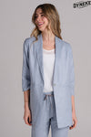 Casaco Levita de Senhora Manga 3/4 Franzida-Azul Celeste - 423-XS / (SP)-RAG-Tailors-Fardas-e-Uniformes-Vestuario-Pro