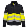 Casaco PW3 Hi-Vis Classe 1 Softshell ( 3L )-Preto/Amarelo-4XL-RAG-Tailors-Fardas-e-Uniformes-Vestuario-Pro