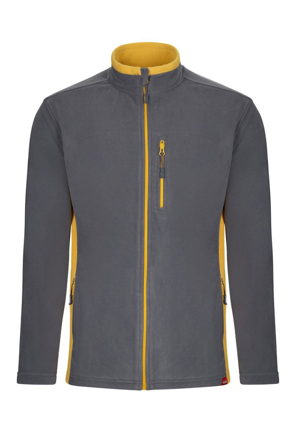 Casaco Polar Bicolor-Amarelo-XS-RAG-Tailors-Fardas-e-Uniformes-Vestuario-Pro