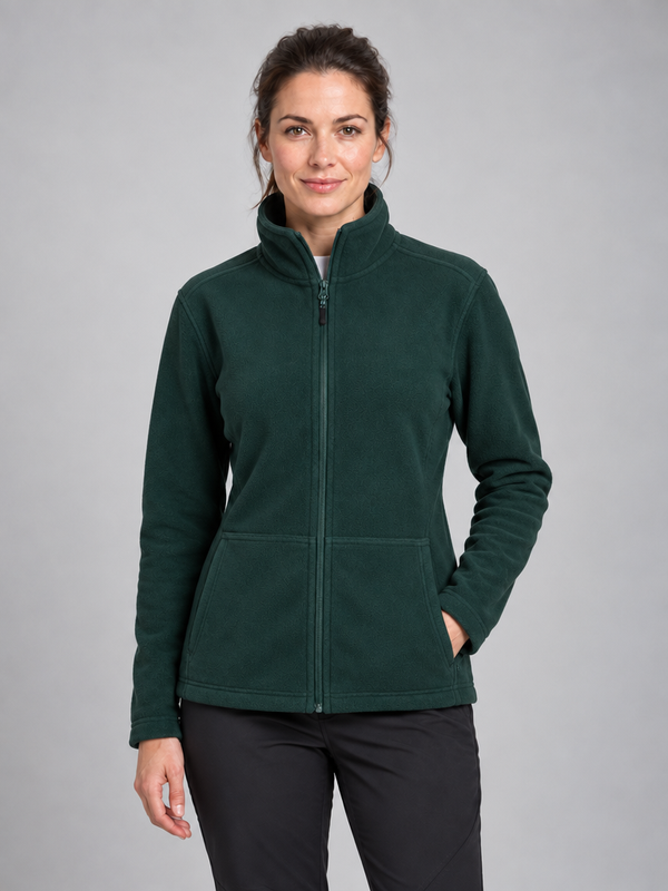 Casaco Polar Senhora Berta-Verde Profundo-XS-RAG-Tailors-Fardas-e-Uniformes-Vestuario-Pro