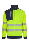 Casaco Polar Técnico de Alta Visibilidade V.Dynamix Hi Vis-Azul Navy/amarelo Fluorescente - 61/20-S-RAG-Tailors-Fardas-e-Uniformes-Vestuario-Pro