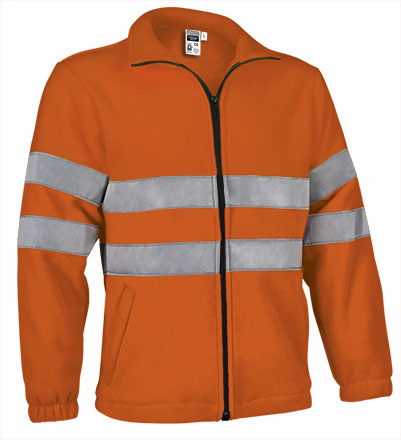 Casaco Polar de Alta Visibilidade Adamantina-Laranja Florescente-S-RAG-Tailors-Fardas-e-Uniformes-Vestuario-Pro