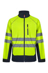 Casaco Softshell Bicolor de Alta Visibilidade-Amarelo/Marinho-S-RAG-Tailors-Fardas-e-Uniformes-Vestuario-Pro