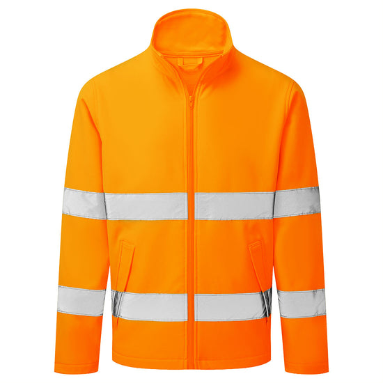 Casaco Softshell de Alta Visibilidade Essential (2L)-Laranja-XS-RAG-Tailors-Fardas-e-Uniformes-Vestuario-Pro