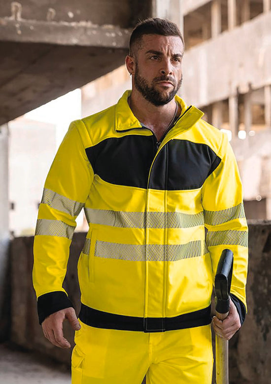 Casaco Softshell de Alta Visibilidade-RAG-Tailors-Fardas-e-Uniformes-Vestuario-Pro
