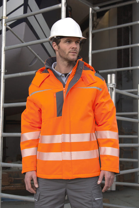 Casaco Softshell de Alta Visibilidade Unissexo-RAG-Tailors-Fardas-e-Uniformes-Vestuario-Pro
