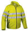 Casaco Softshell hidrorrepelente com Ananindeua-Amarelo Florescente-S-RAG-Tailors-Fardas-e-Uniformes-Vestuario-Pro