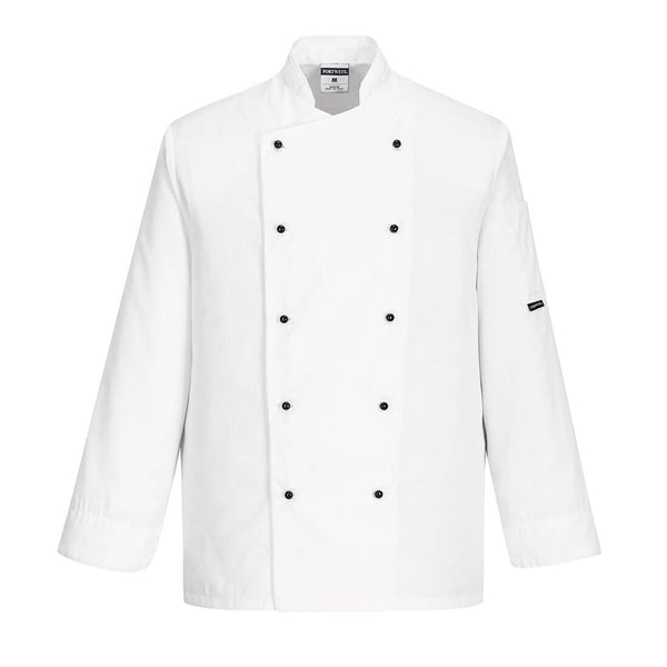 Casaco Somerset Chefs L/S-Branco-XXS-RAG-Tailors-Fardas-e-Uniformes-Vestuario-Pro