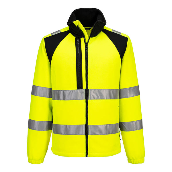Casaco Sweat-Shirt de Alta Visibilidade WX2 Eco-Amarelo/preto-S-RAG-Tailors-Fardas-e-Uniformes-Vestuario-Pro